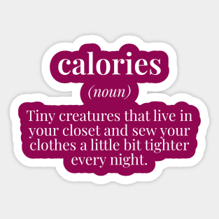 Calories Diet Sticker